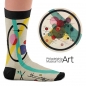 Preview: Socken Kunstwerke - Kandinsky "Kreise in einem Kreis"